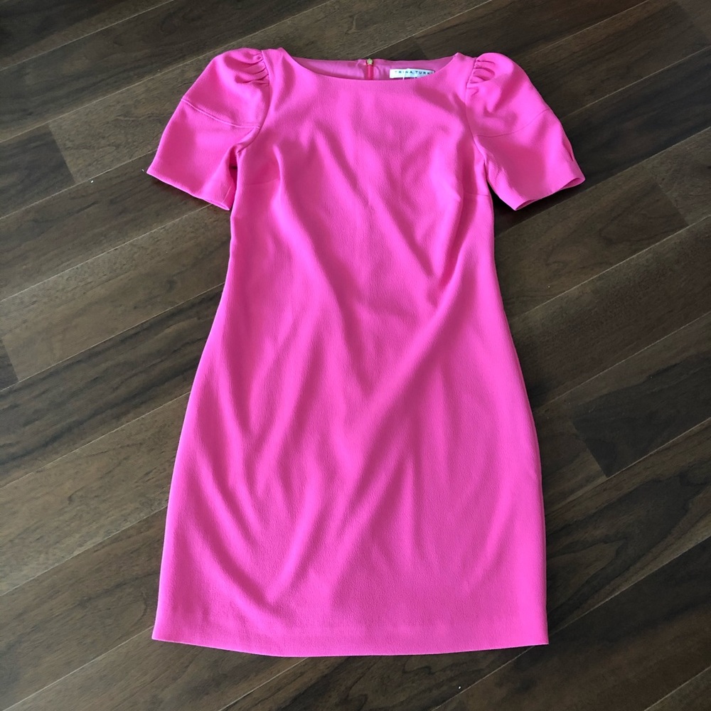 Trina Turk Bloom Puff-Sleeves Dress - Picture 9 of 15